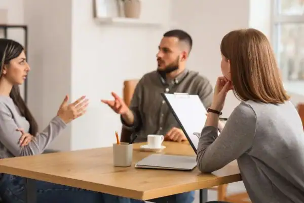 Image of couple access free mediation using family mediation voucher scheme Waltham Forest